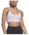 Women's Lux Strappy Medium-Impact Sports Bra Purple $24.50 Bras