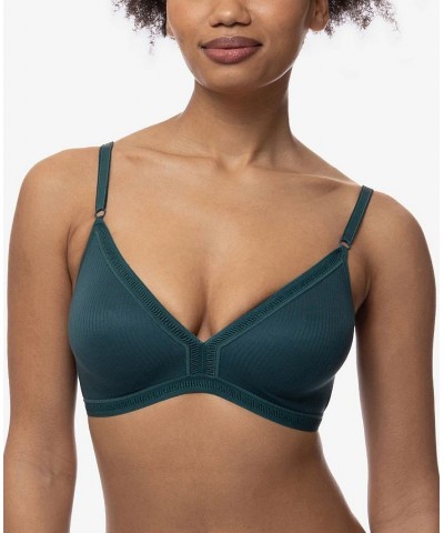 Women's Tiffany Non Padded Bralette Green $11.04 Bras