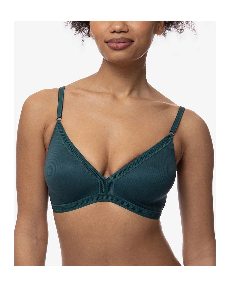 Women's Tiffany Non Padded Bralette Green $11.04 Bras