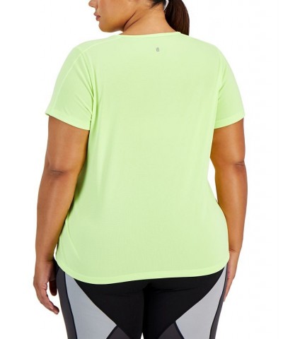 Plus Size Birdseye Mesh T-Shirt Barbell $11.25 Tops