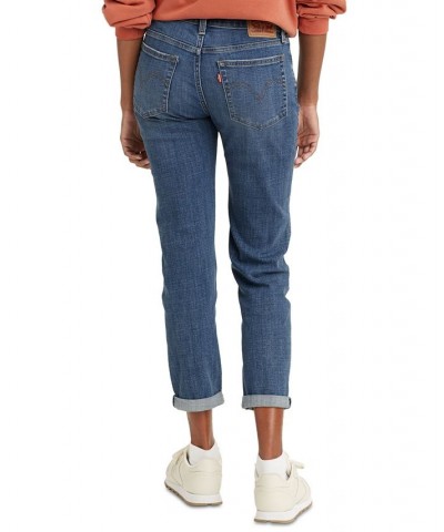 Women's Boyfriend Tapered-Leg Jeans Lapis Gem $29.99 Jeans