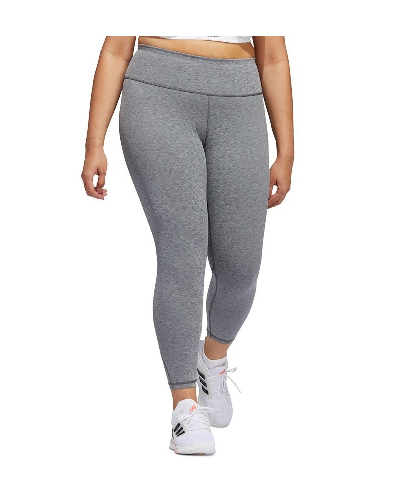 Plus Size 7/8 Leggings Gray $20.99 Pants