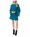 Women's Amella Slit-Sleeve Boat-Neck Dress Blue $23.87 Dresses