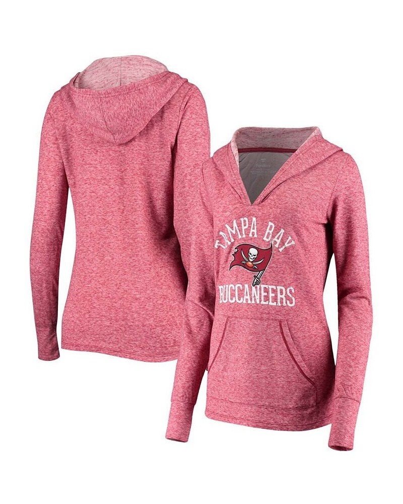 Women's Red Tampa Bay Buccaneers Doubleface Slub Pullover Hoodie Red $35.04 Sweatshirts