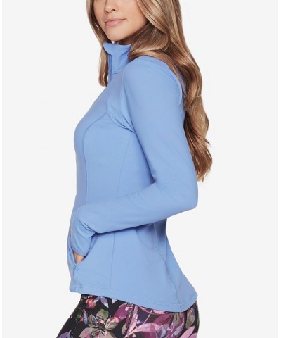 Gowalk Mesh-Back Zippered Jacket Peri $24.41 Jackets