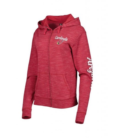 Women's Cardinal Arizona Cardinals Reverse Full-Zip Hoodie Cardinal $33.60 Sweatshirts