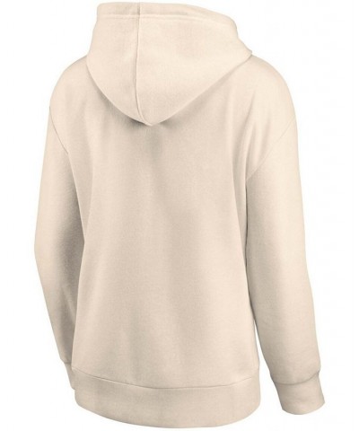 Women's Cream Seattle Seahawks Spring Jump Signature Fleece Pullover Hoodie Cream $33.81 Sweatshirts