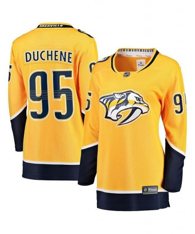 Women's Branded Matt Duchene Gold Nashville Predators Home Premier Breakaway Player Jersey Gold $54.45 Jersey