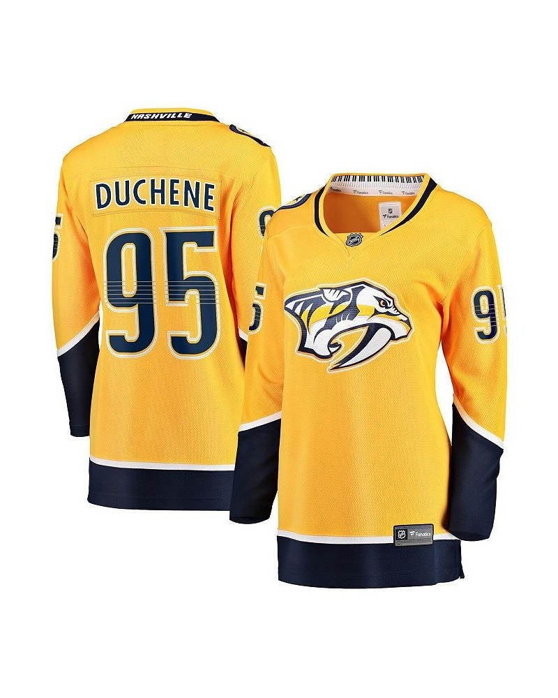 Women's Branded Matt Duchene Gold Nashville Predators Home Premier Breakaway Player Jersey Gold $54.45 Jersey