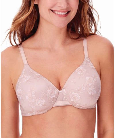 One Smooth U Concealing and Shaping Underwire Bra 3W11 Magnolia Mesh Print $13.95 Bras