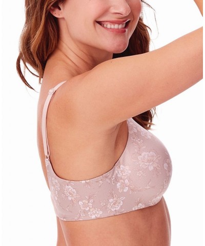 One Smooth U Concealing and Shaping Underwire Bra 3W11 Magnolia Mesh Print $13.95 Bras