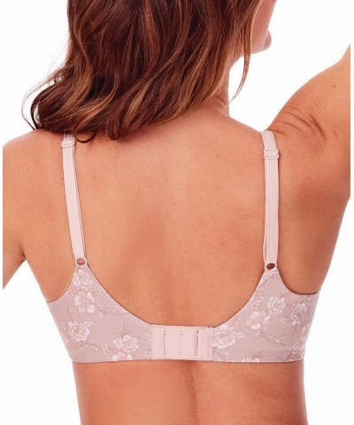 One Smooth U Concealing and Shaping Underwire Bra 3W11 Magnolia Mesh Print $13.95 Bras