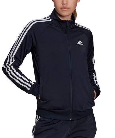 Women's 3-Stripe Tricot Track Jacket XS-4X Navy $21.01 Jackets