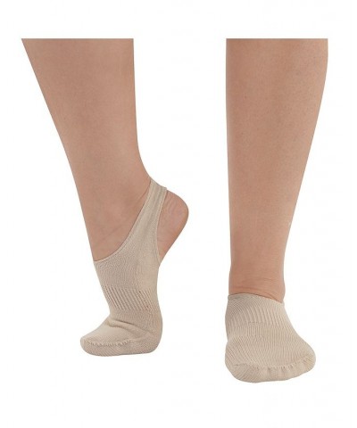 The Alpha: Half-Sole Padded Compression Arch Support Barre/Yoga Socks Beige/khaki $19.80 Socks