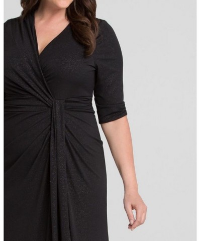 Women's Plus Size Romanced By Moonlight Gown Black $92.12 Dresses