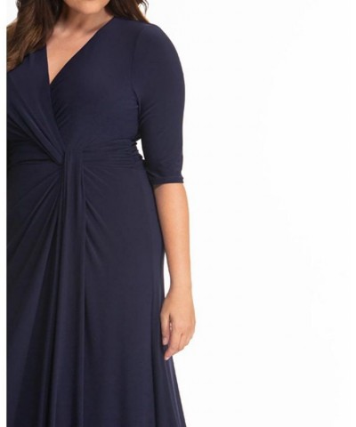 Women's Plus Size Romanced By Moonlight Gown Black $92.12 Dresses