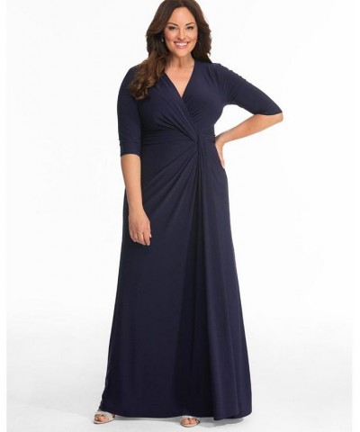 Women's Plus Size Romanced By Moonlight Gown Black $92.12 Dresses