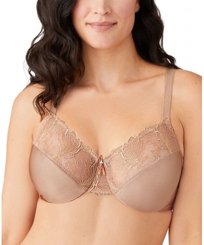 Women's Slim Silhouette Minimizer Bra 857361 Tan/Beige $34.44 Bras