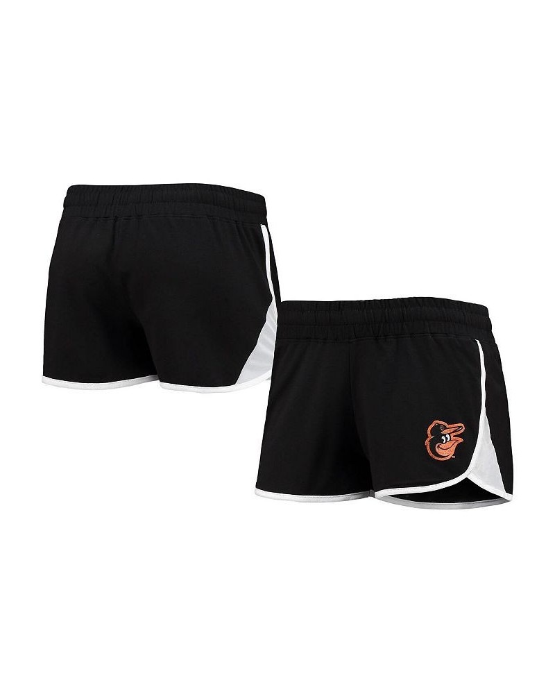 Women's Black Baltimore Orioles Stretch French Terry Shorts Black $18.00 Shorts