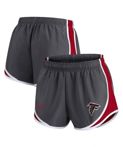 Women's Charcoal Atlanta Falcons Logo Performance Tempo Shorts Charcoal $32.99 Shorts