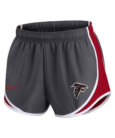 Women's Charcoal Atlanta Falcons Logo Performance Tempo Shorts Charcoal $32.99 Shorts