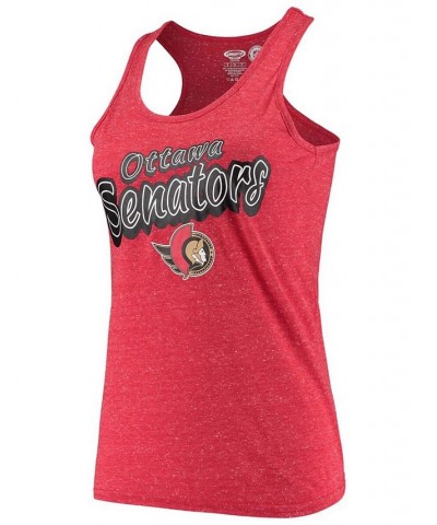 Women's Black and Red Ottawa Senators Satellite Pants and Tank Top Sleep Set Black, Red $24.00 Pajama