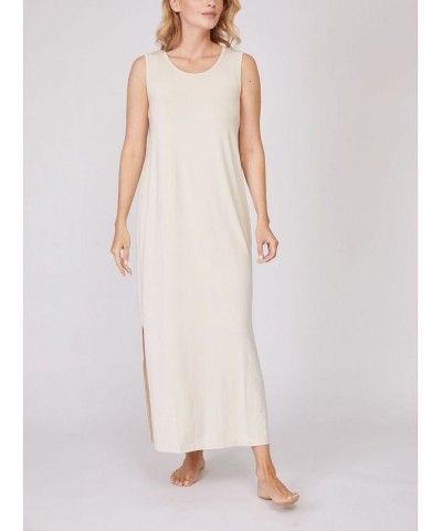 Pleated Back Drape Dress Tan/Beige $27.43 Sleepwear