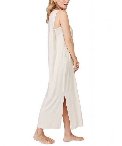 Pleated Back Drape Dress Tan/Beige $27.43 Sleepwear