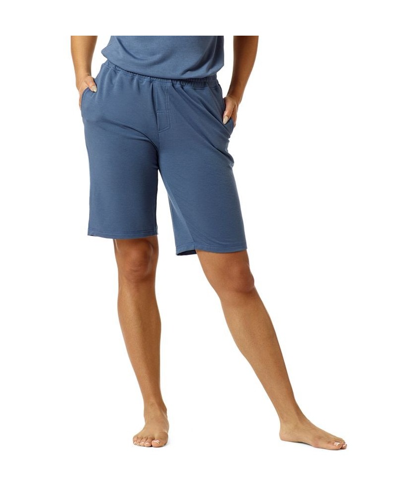 WeareverUR Bermuda Sleep Shorts Blue $17.70 Sleepwear