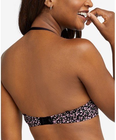 Natural Boost Add-a-Size Shaping Underwire Bra 9428 Slinky Daisy Print - Black $14.84 Bras