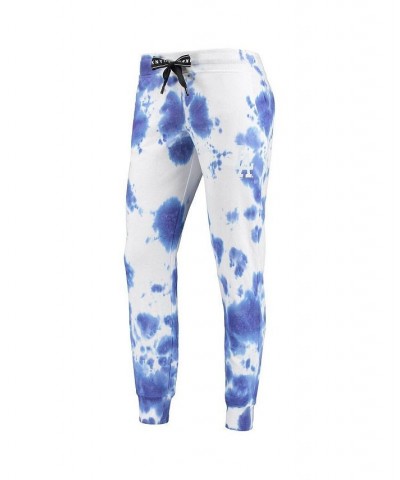 Women's White Royal Los Angeles Dodgers Melody Tie-Dye Jogger Pants White, Royal $43.20 Pants