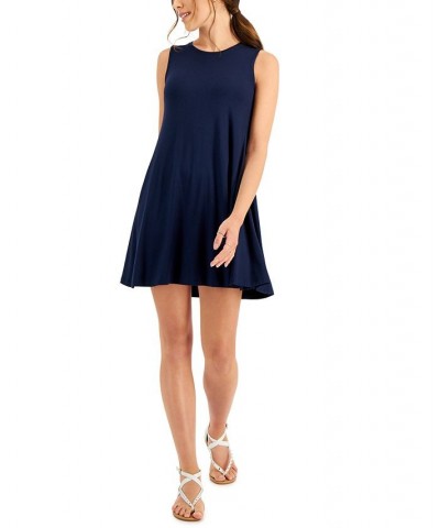 Petite Sleeveless Mini Dress Industrial Blue $19.81 Dresses