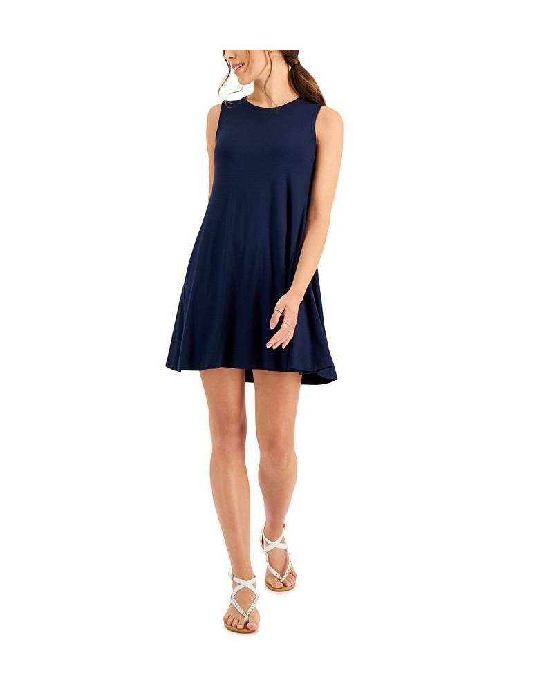 Petite Sleeveless Mini Dress Industrial Blue $19.81 Dresses