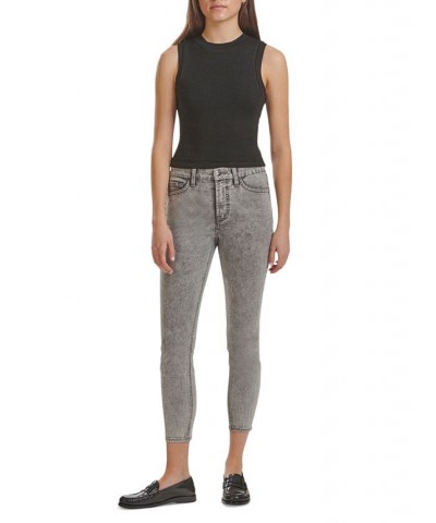 by 7 For All Mankind Women's Mid-Rise Skinny Jeans Stonewash Grey $46.44 Jeans