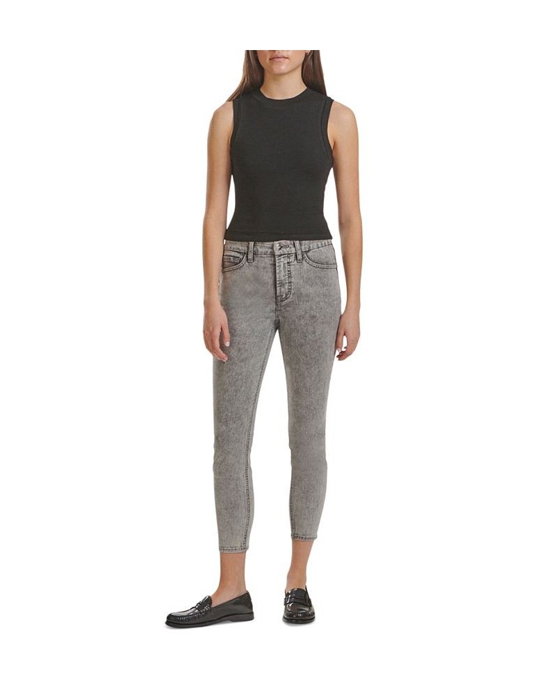 by 7 For All Mankind Women's Mid-Rise Skinny Jeans Stonewash Grey $46.44 Jeans