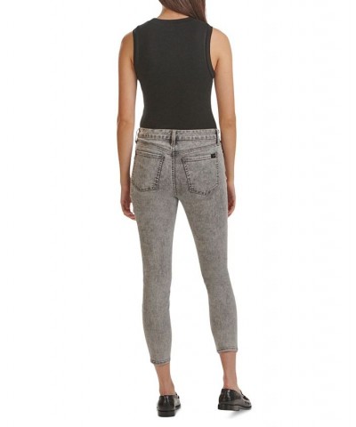 by 7 For All Mankind Women's Mid-Rise Skinny Jeans Stonewash Grey $46.44 Jeans