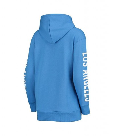 Women's Powder Blue Los Angeles Chargers Extra Point Pullover Hoodie Powder Blue $29.89 Sweatshirts