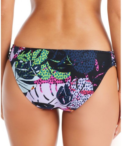 Women's Paradise Palms Tab-Side Hipster Bikini Bottoms Multi $29.58 Swimsuits