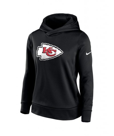 Women's Black Kansas City Chiefs Performance Pullover Hoodie Black $48.59 Sweatshirts