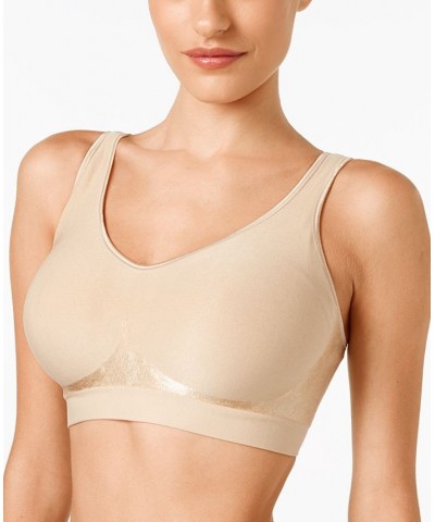 Comfort Revolution ComfortFlex Fit Seamless Shaping Wireless Bra 3488 Black $18.59 Bras