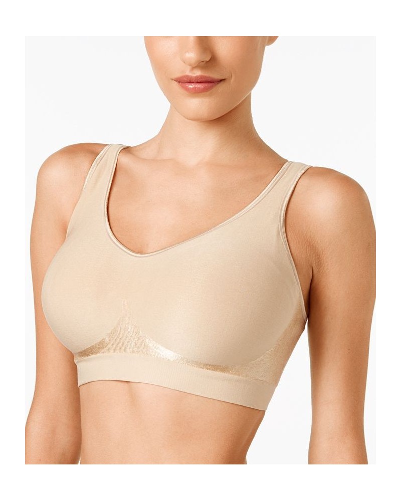 Comfort Revolution ComfortFlex Fit Seamless Shaping Wireless Bra 3488 Black $18.59 Bras