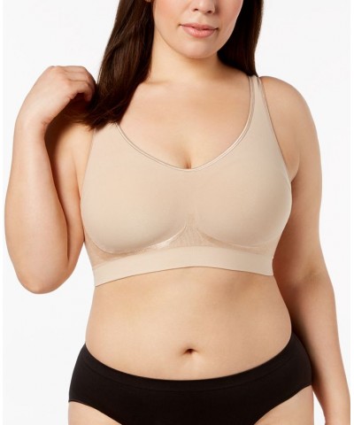 Comfort Revolution ComfortFlex Fit Seamless Shaping Wireless Bra 3488 Black $18.59 Bras