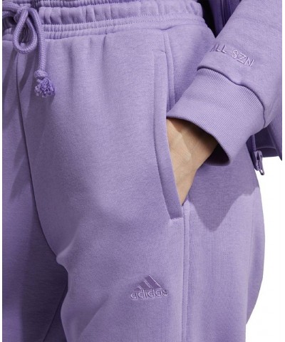 Women's All Season Sweatpant Jogger Purple $32.20 Pants