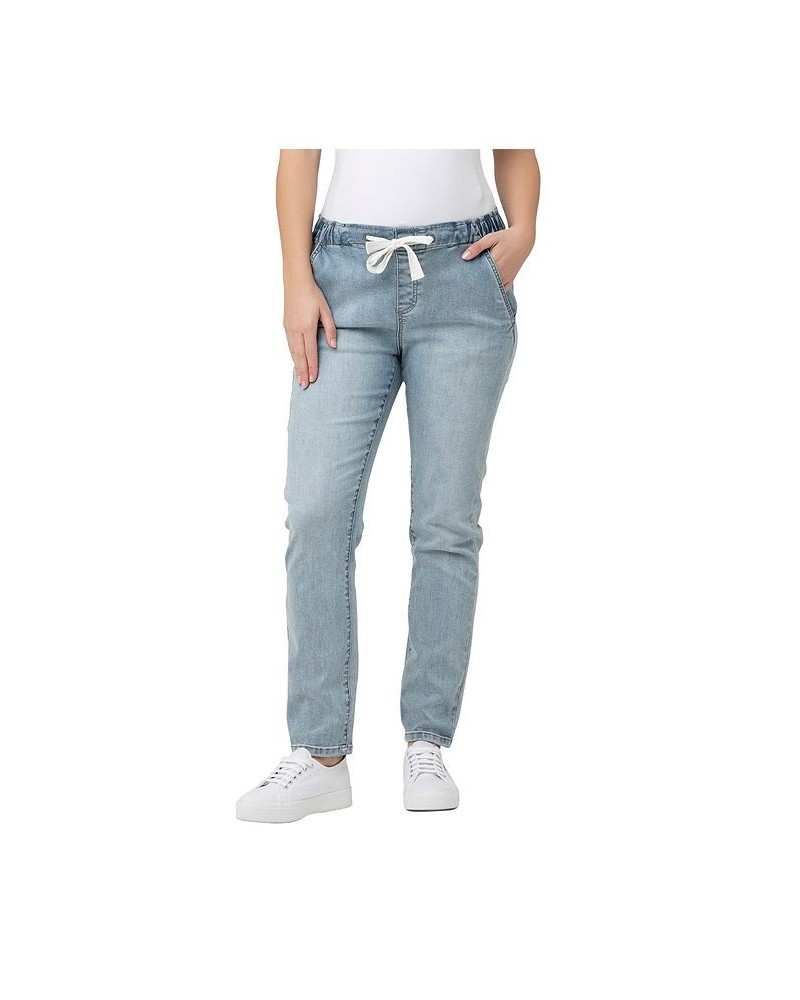 Women's Denim Jogger Light Blue Light Blue $30.00 Jeans