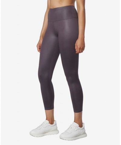 Women's High Rise 7/8 Length Liquid Leggings Pavement $26.79 Pants