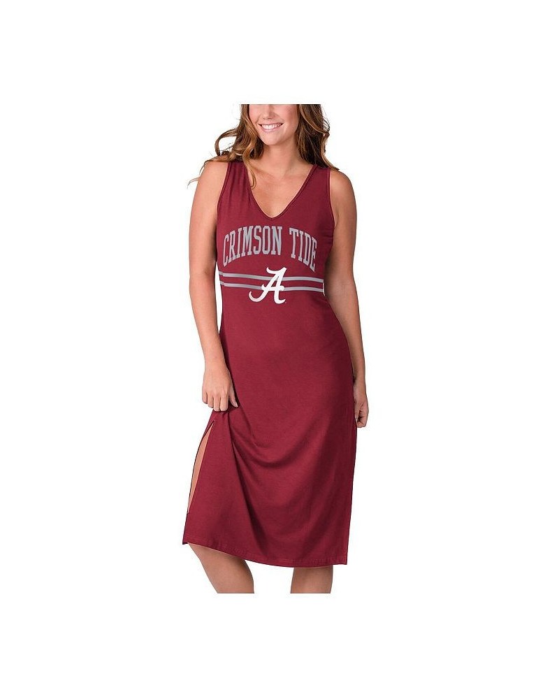 Women's Crimson Alabama Crimson Tide Training V-Neck Maxi Dress Crimson $26.40 Dresses