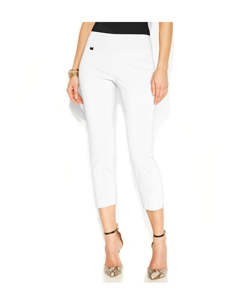 Women's Essential Pull-On Capri with Tummy-Control Black $16.80 Pants