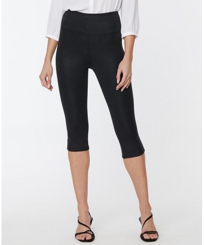 Women's Pull-On Skinny Legging Capri Pants Black $54.45 Pants