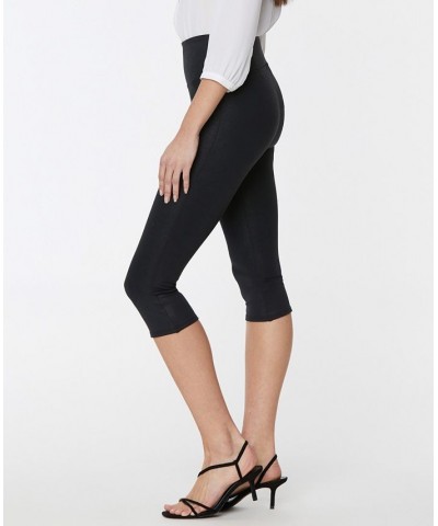 Women's Pull-On Skinny Legging Capri Pants Black $54.45 Pants