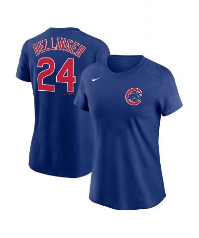 Women's Cody Bellinger Royal Chicago Cubs Name and Number T-shirt Royal $25.49 Tops